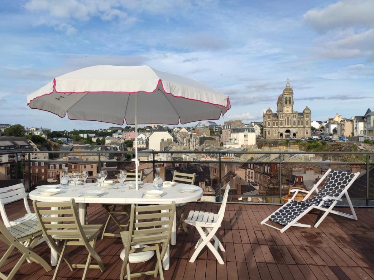 Appartamento Le Balcon Des Vents Granville Esterno foto